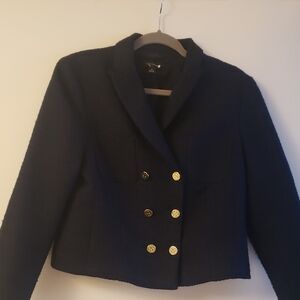 Ann Taylor Navy Double-Breasted Women's Jacket
